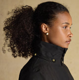 Joules RAINAWAY Womens Lightweight Waterproof Longline Raincoat with Hood Black