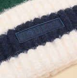 Joules POPLEY STRIPE Womens Beanie Green/Blue