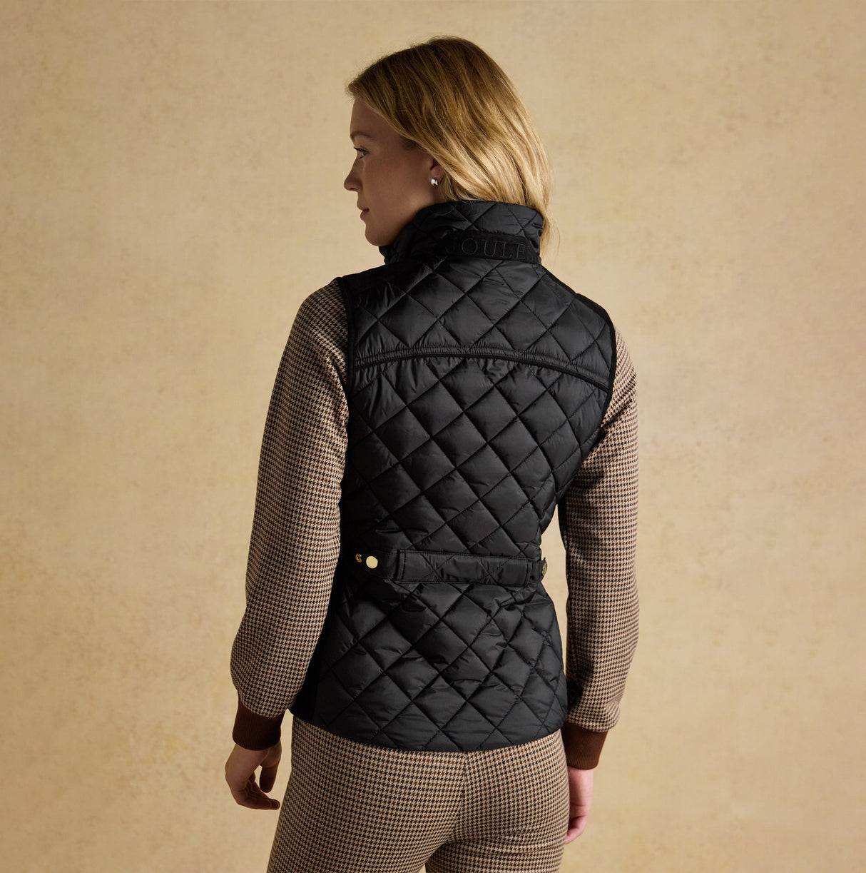Joules BRAEMAR LUXE Womens Quilted Gilet Black