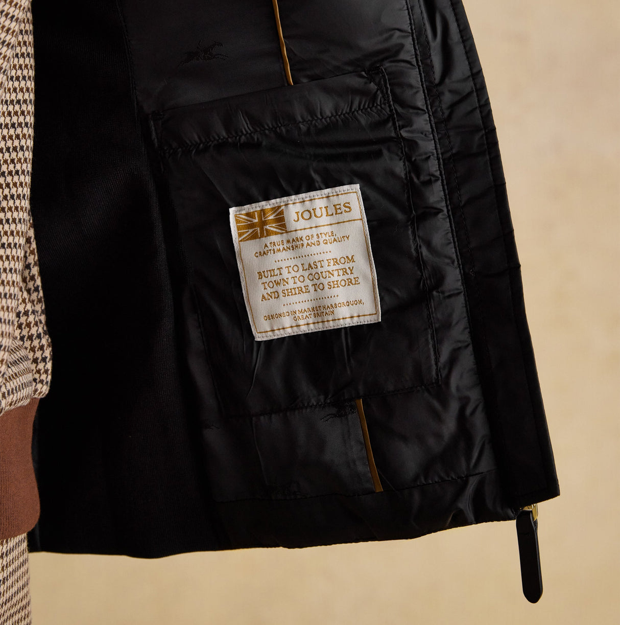 Joules BRAEMAR LUXE Womens Quilted Gilet Black