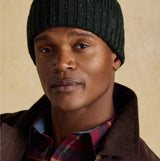 Joules HAMMOND Mens Beanie Green