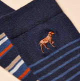 Joules KINGSBURY Mens Socks Navy/Ginger
