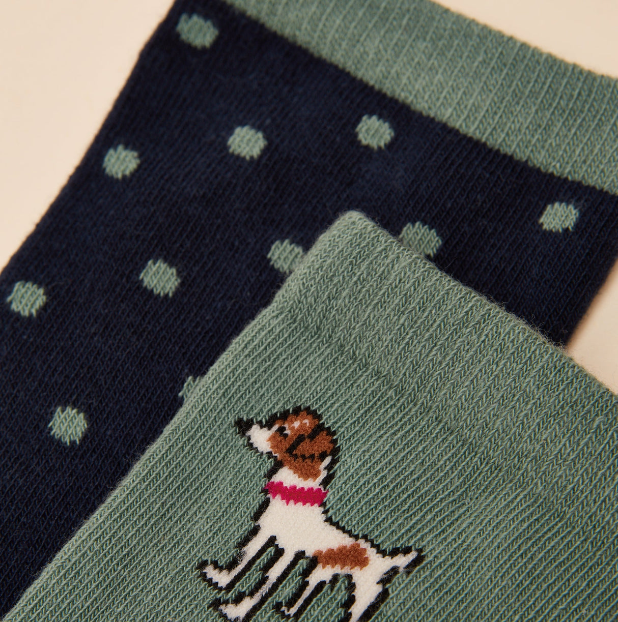Joules EVERYDAY Womens Socks Green/Blue