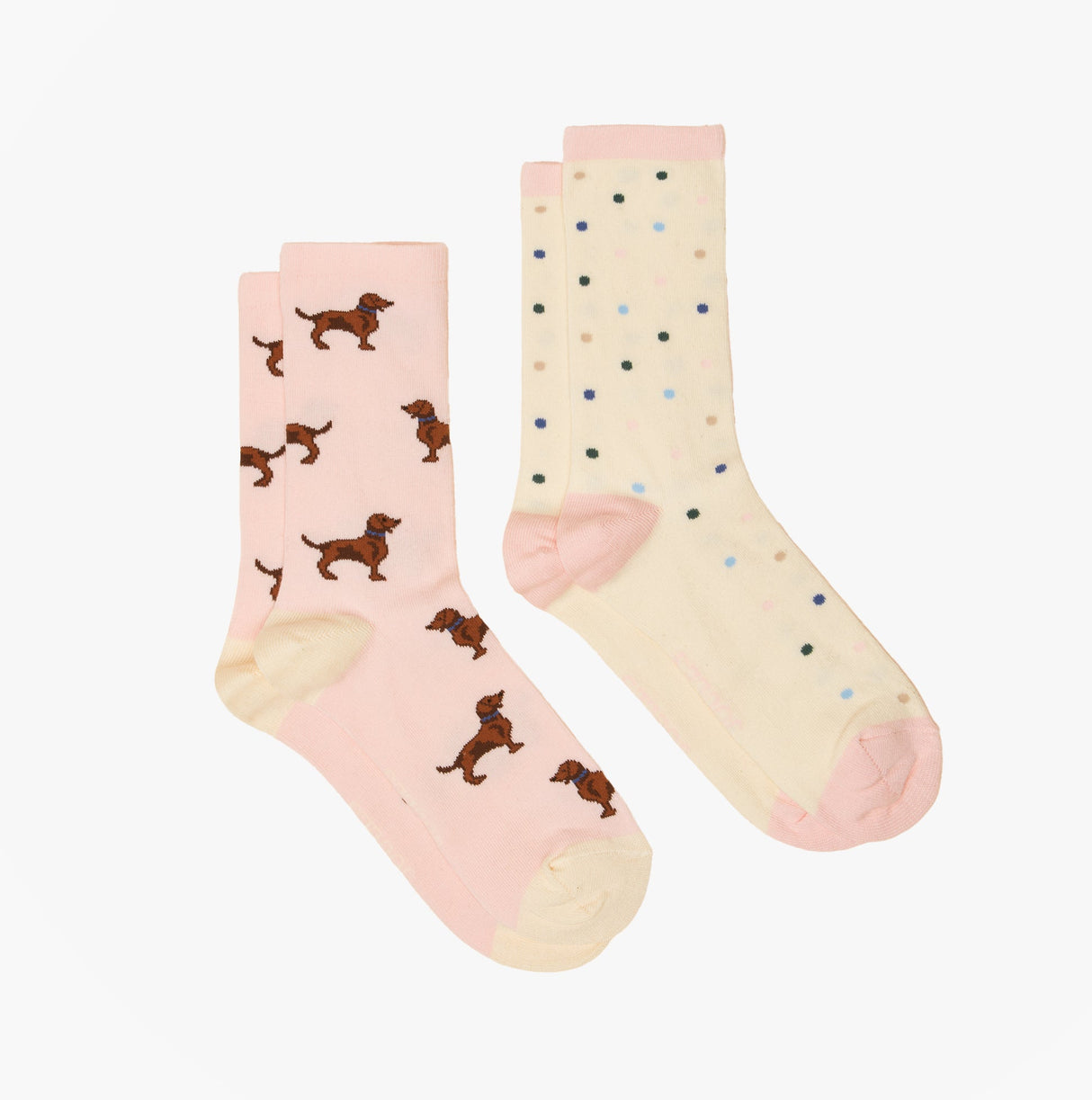 Joules EVERYDAY Womens Socks Pink/Blue