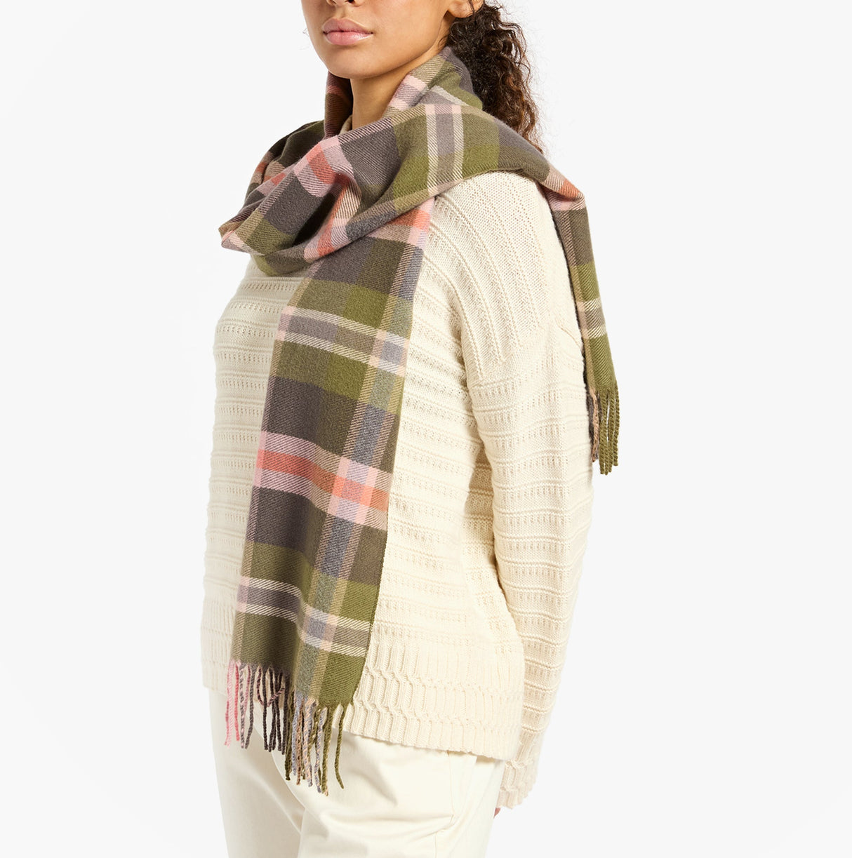 Joules LANGTREE Womens Winter Green/Pink