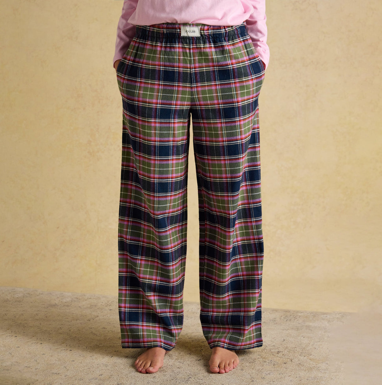 Joules STELLA Womens Pyjama Bottoms Navy/Khaki