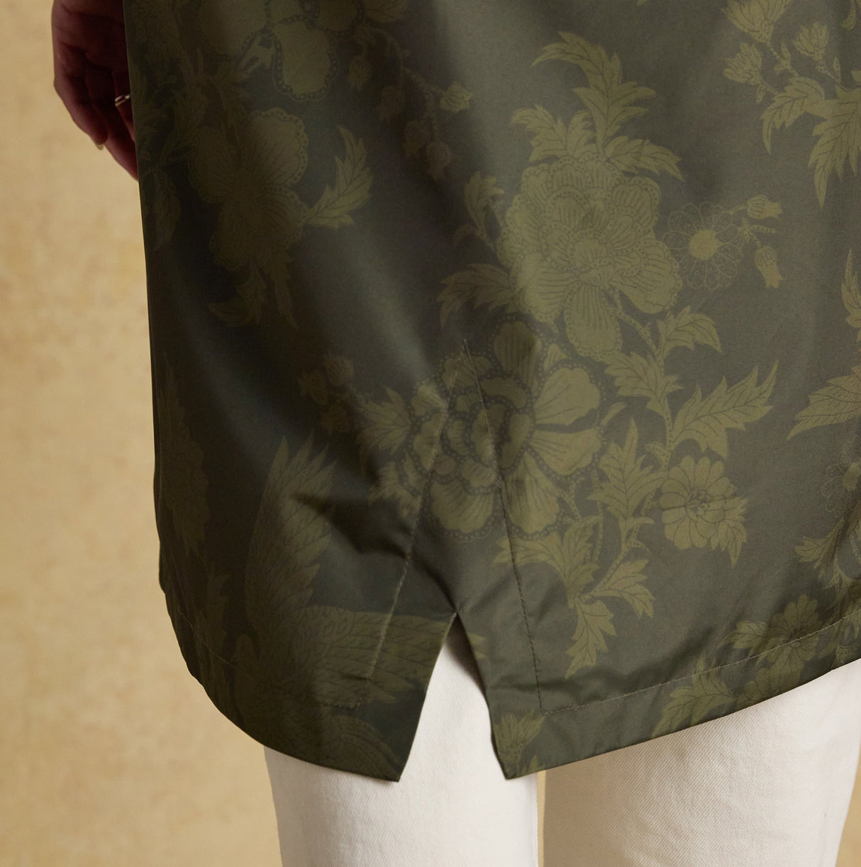 Joules HOLKHAM Waterproof Packable Raincoat With Hood Green