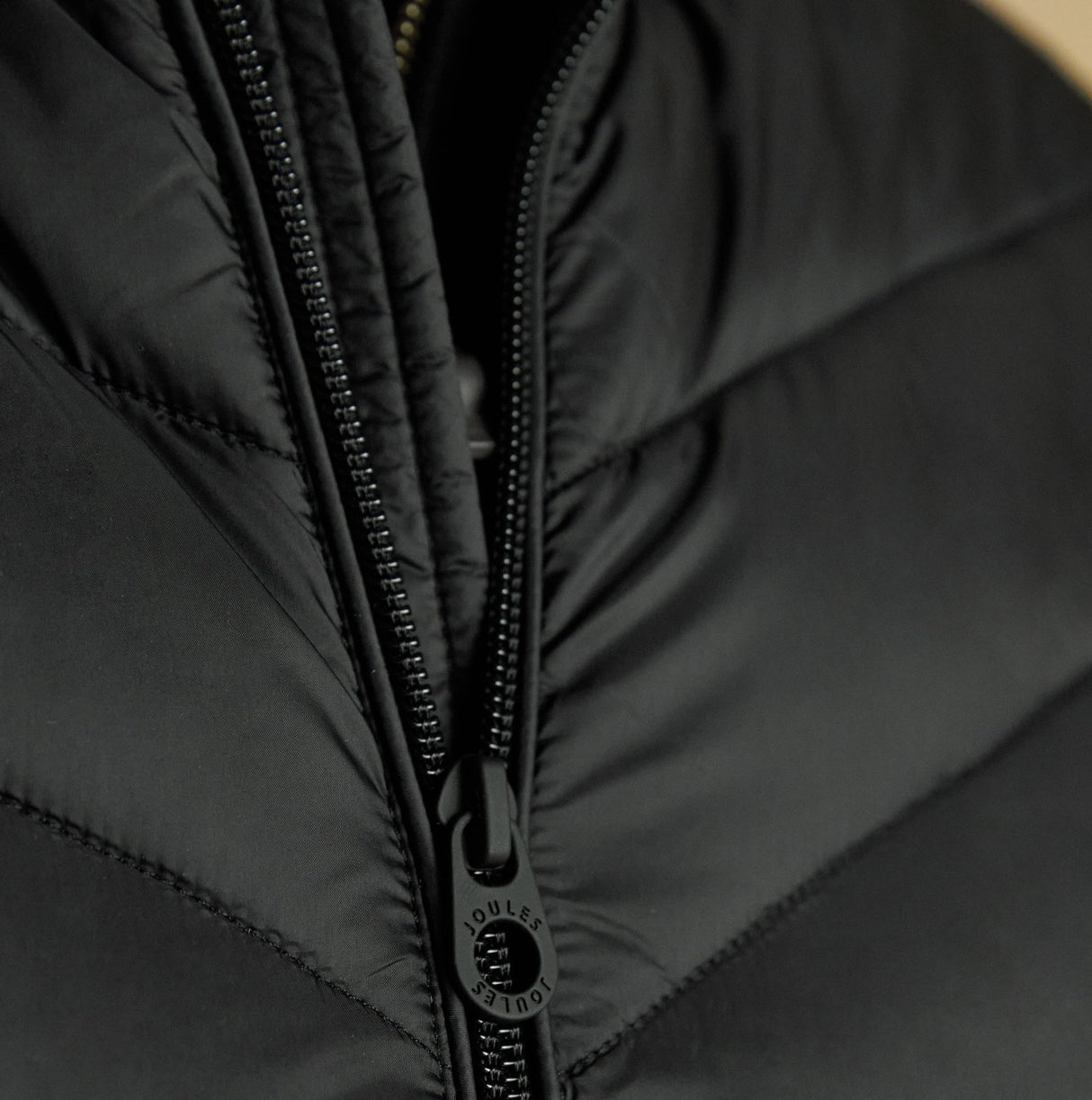 Joules GARRETT Mens Showerproof Padded Gilet Black