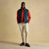 Joules HERITAGE FLEECE Mens Gilet Navy