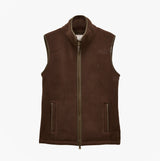 Joules HERITAGE FLEECE Mens Gilet Brown