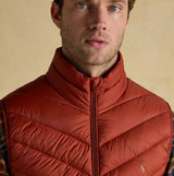Joules GARRETT Mens Showerproof Padded Gilet Orange