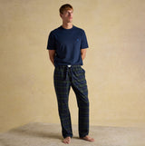 Joules DOZER Mens Pyjama Bottoms Green/Navy