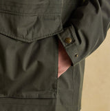 Joules PORTMAN Mens Green Waterproof Raincoat Green