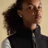 Joules HERITAGE FLEECE Womens Gilet Black