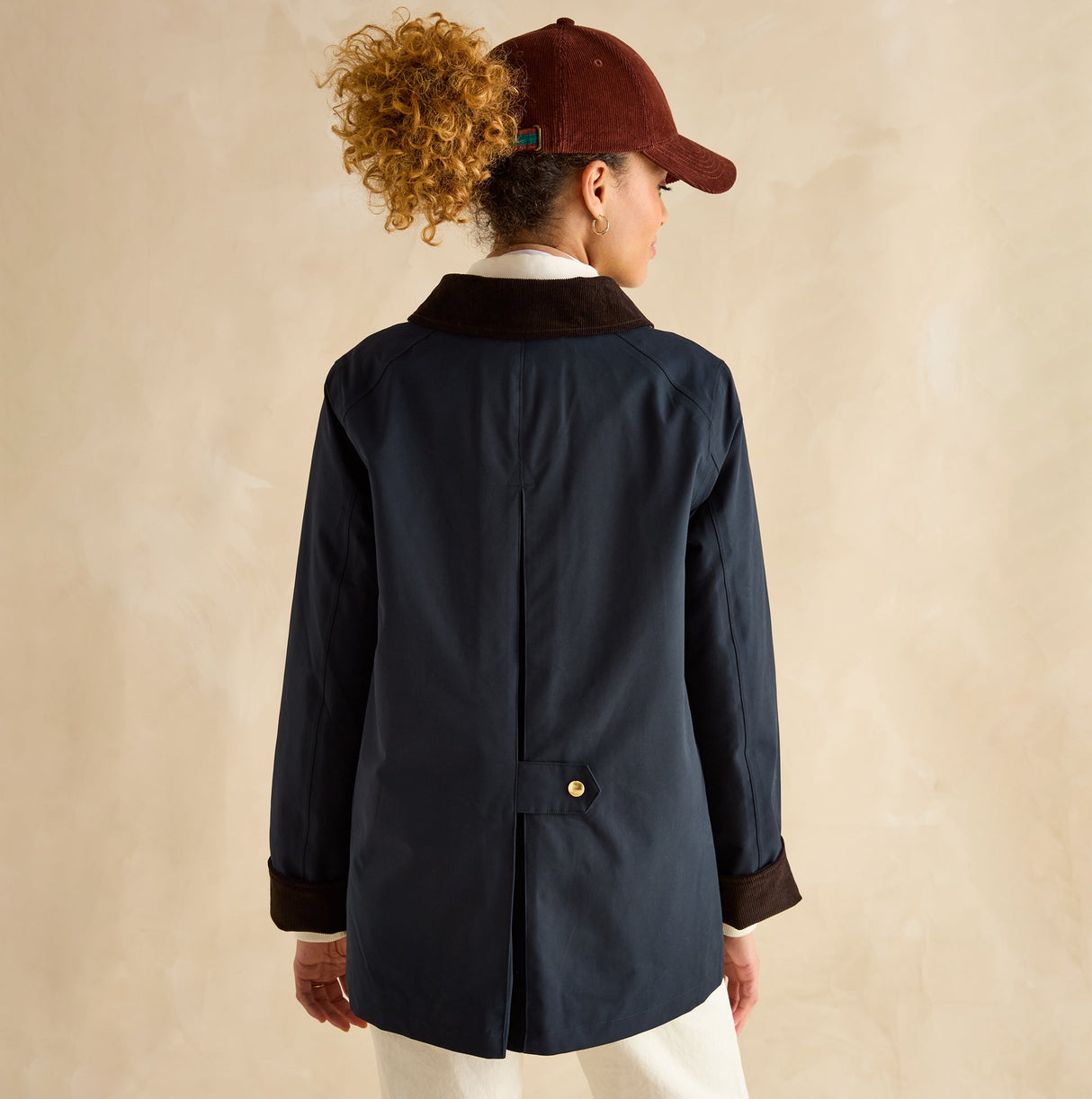 Joules KATHERINE Womens Waterproof Heritage Coat Navy