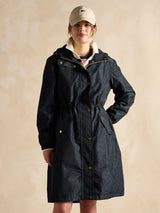 Joules HOLKHAM Womens Raincoat Navy Paisley