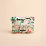 Joules Holt Womens Tile Print Waterproof Packable Raincoat with Hood