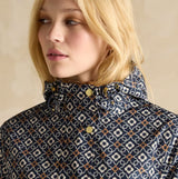 Joules Holkham Womens Waterproof Packable Raincoat With Hood Navy