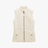 Joules MINX Womens Showerproof Quilted Gilet Cream