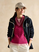 Joules Holt Waterproof Packable Raincoat with Hood Navy