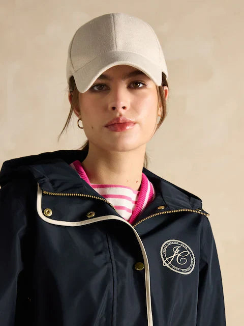 Joules Holt Waterproof Packable Raincoat with Hood Navy