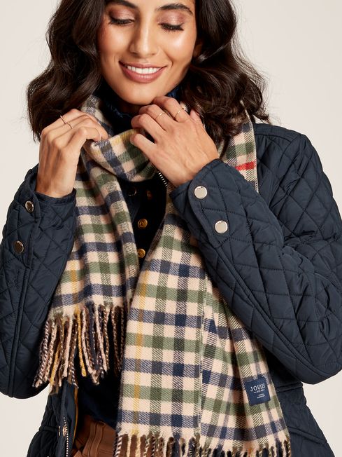Joules LANGTREE Womens Scarf Henson Check