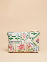 Joules CARRYWELL Womens Pouch Mosaic Floral