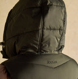 Joules MOORSDALE Womens Longline Showerproof Padded Gilet Green
