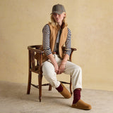 Joules HERITAGE FLEECE Womens Gilet Tan