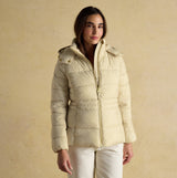 Joules HADLOW Womens Padded Short Coat Neutral