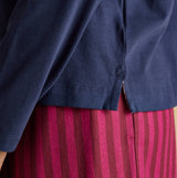 Joules JERSEY Pyjama Top Womens Sweatshirts Navy