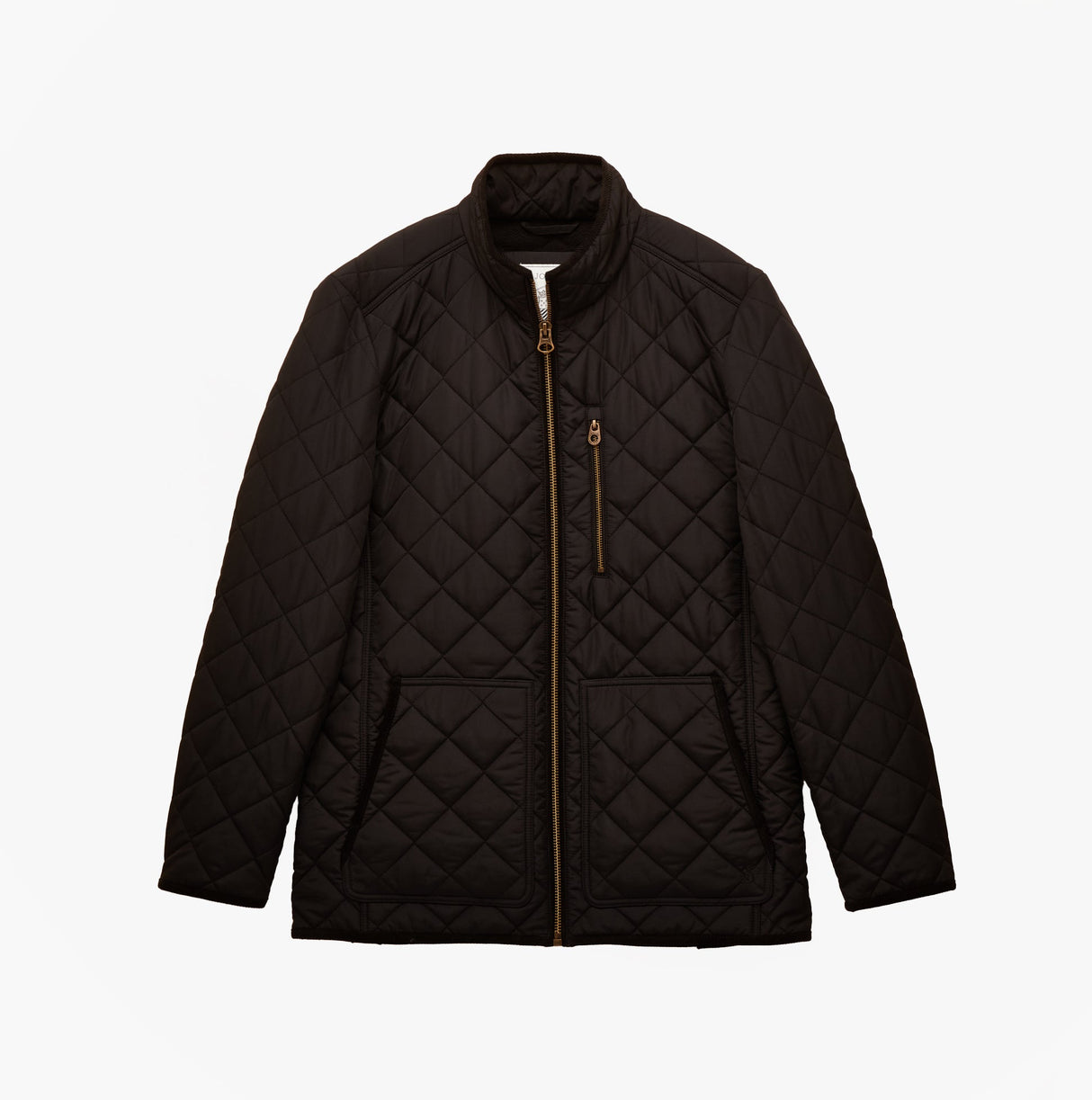 Joules MAYNARD Mens Diamond Quilted Jacket Black
