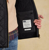 Joules MAYNARD Mens Diamond Quilted Jacket Black