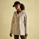 Joules PORTWELL Waterproof Hoodie Raincoat With Adjustable Waist Neutral