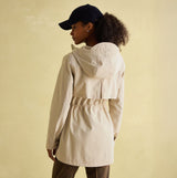 Joules PORTWELL Waterproof Hoodie Raincoat With Adjustable Waist Neutral