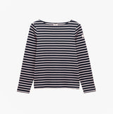 Joules HARBOUR Boat Neck 100% Cotton Breton Top Navy/White Stripe