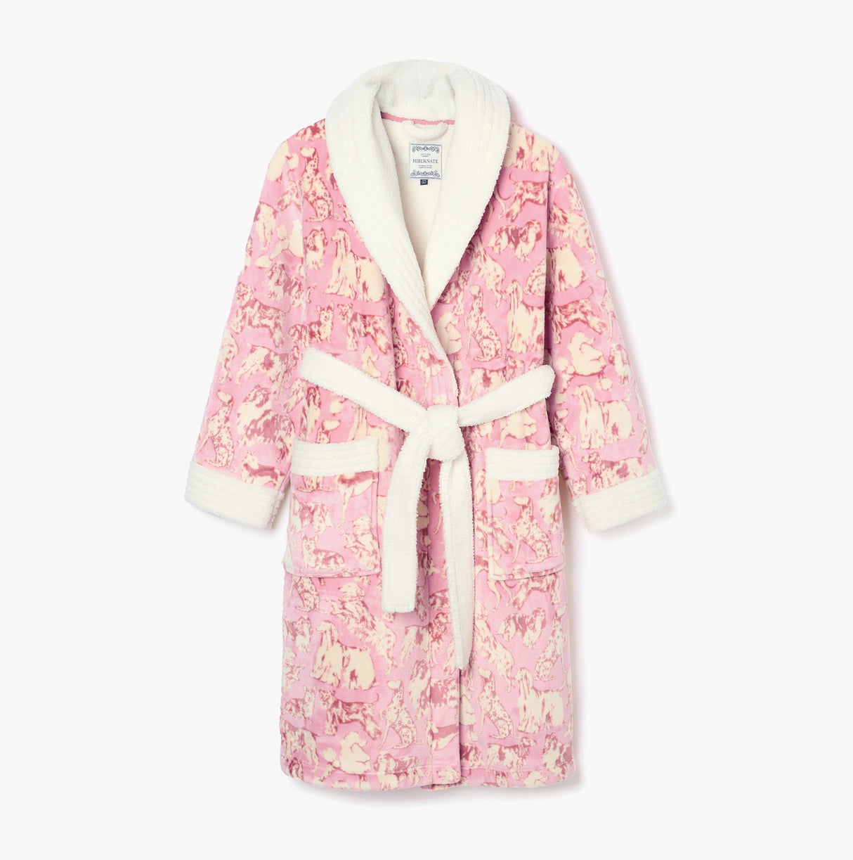 Joules MATILDA Womens Night Gown Pink Dogs