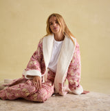 Joules MATILDA Womens Night Gown Pink Dogs