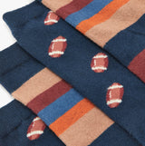 Joules KINGSBURY 2-Pack Mens Socks Navy Burgundy