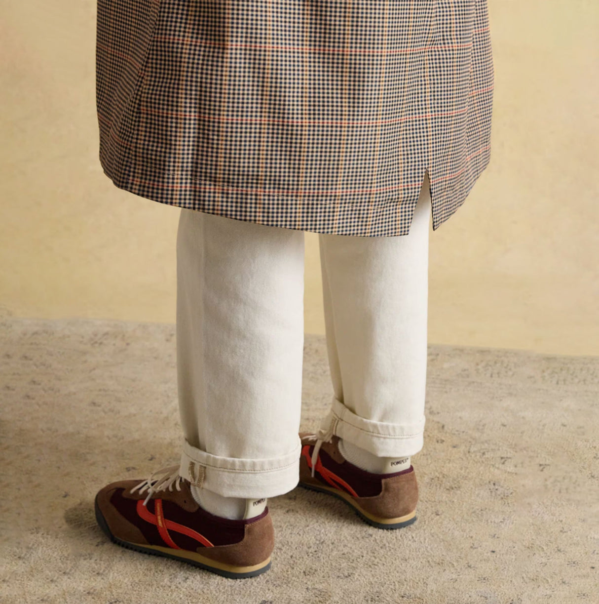 Joules HOLKHAM Waterproof Packable Raincoat With Hood Brown Check