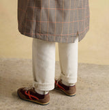 Joules HOLKHAM Waterproof Packable Raincoat With Hood Brown Check