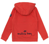 Childrens Boatyard Button Up Hood - Spicy Red
