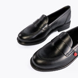 Kickers 114819 LACH Girls School Shoes Black