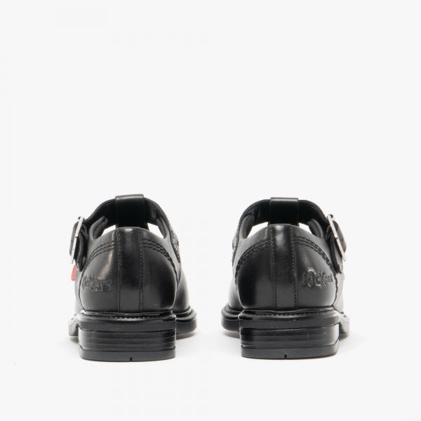 Kickers 114824 LACH Girls School Shoes Black