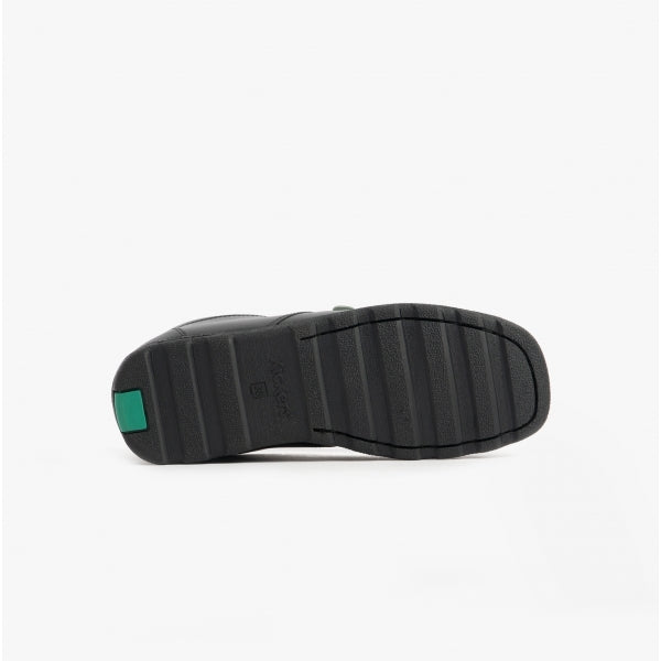 Kickers 114861 FRAGMA LACE 2 Eyelet School Shoes Black