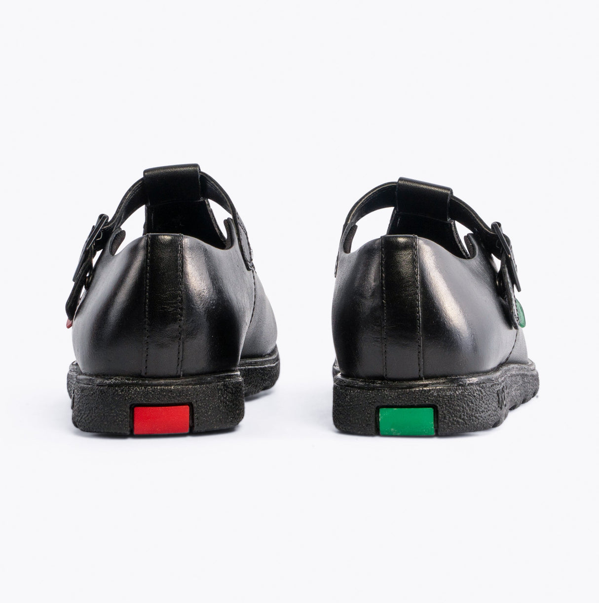 Kickers 115711 FRAGMA T-BUCKLE Girls School Shoes Black