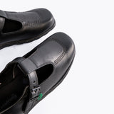 Kickers 115711 FRAGMA T-BUCKLE Girls School Shoes Black