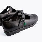 Kickers 115711 FRAGMA T-BUCKLE Girls School Shoes Black