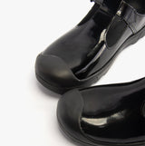 Kickers 116227 PLUNK MJ Girls School Shoes Black Patent