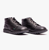 Kickers KICK HI VEGAN SYNT YU Unisex Kids School Shoes Black